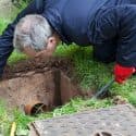 Drain hydro jetting sewer line