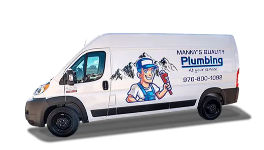Manny’s Quality Plumbing Heating & Air Truck