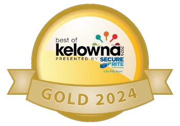 Best of Kelowna badge - Gold 2024