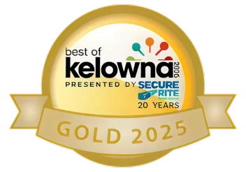 Best of Kelowna badge - Gold 2025