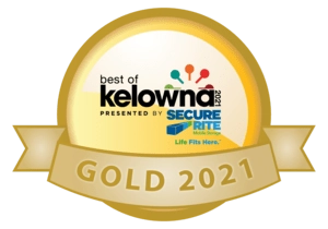 Best of Kelowna badge gold 2021