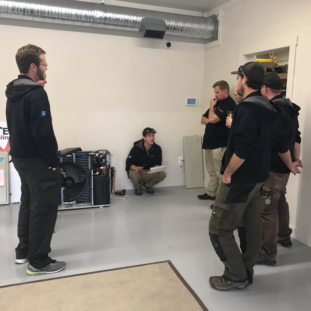 Comfort Tech team on training day