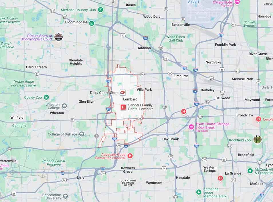 cities listing map