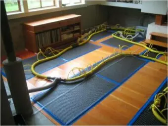 Dry Wet Hardwood Floors