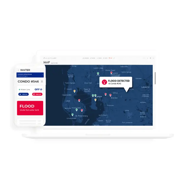 Alert Labs - Map View with Phone Notification