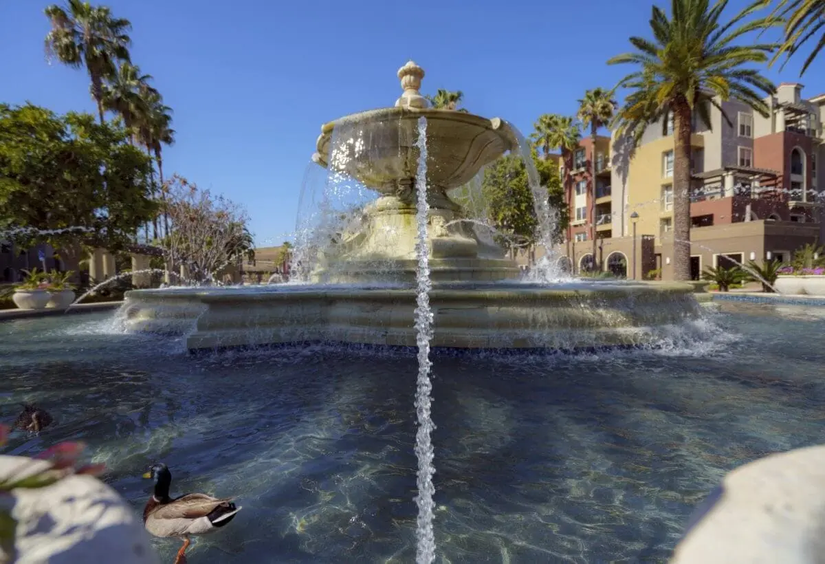 fountain in Mission Valley, CA