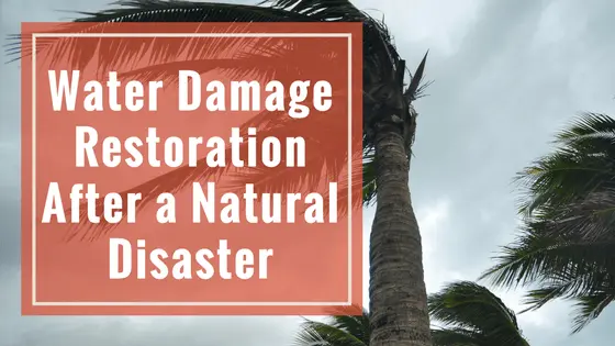 Water Damage Restoration after a hurricane