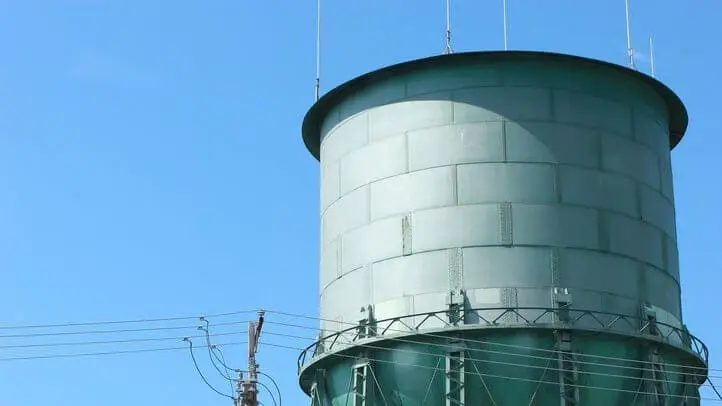 water tower in North Park neighborhood of San Diego, CA