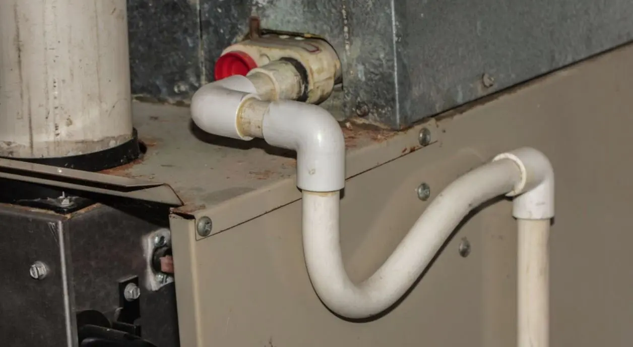clean drain line of ac