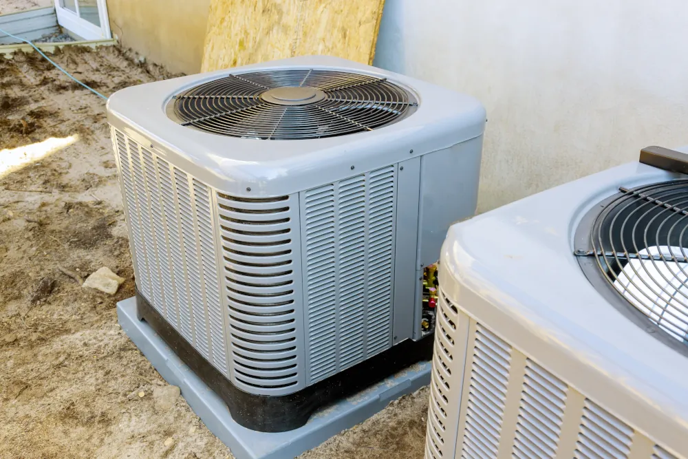 HVAC system efficiency on Searcy homes - A picture of newly installed HVAC units