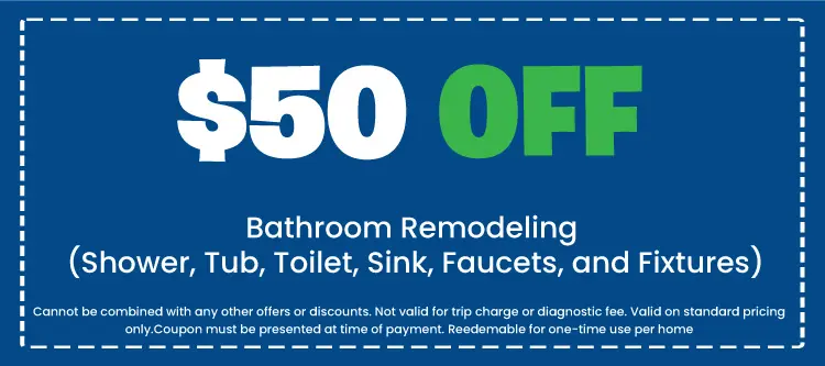 Discount on Bathroom Remodeling Services