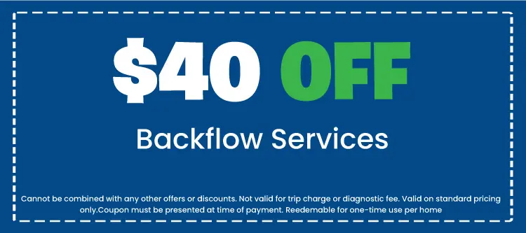 Discount on Backflow Services