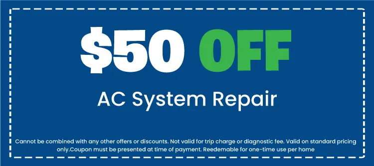 Discount on AC System Repair