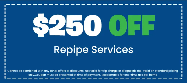 Discount on Repipe Services