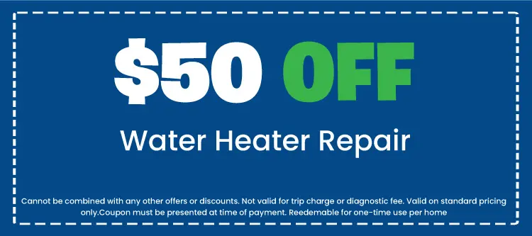 Discount on Water Heater Repair