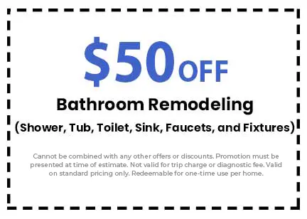 Discount on Bathroom Remodeling