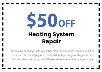 Discount on Heating System Repair