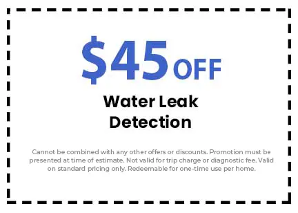 Discounts on Water Leak Detection