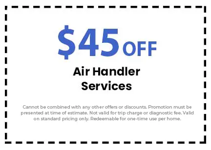 Discount on Air Handler Services