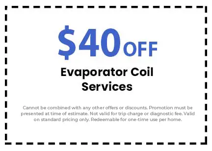Discount on Evaporator Coil Services