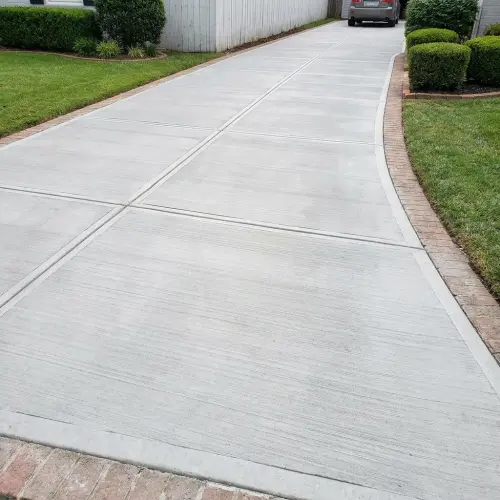 Poured Concrete Driveway Design