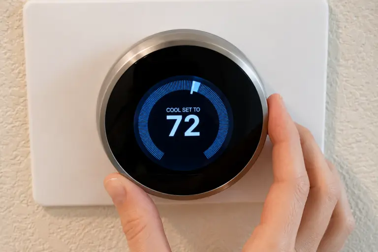 Adjusting the smart thermostat settings