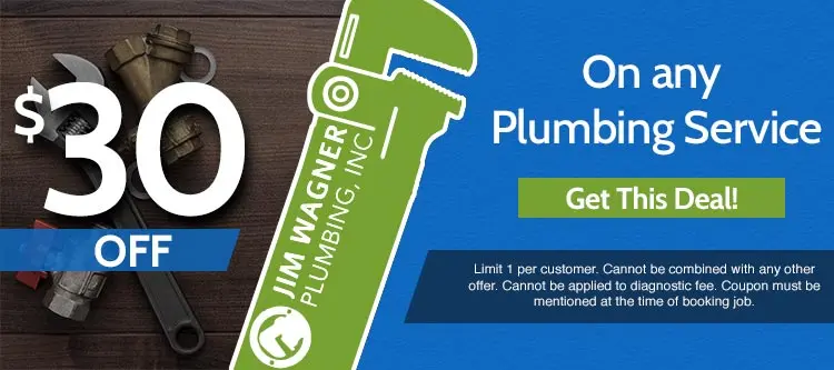 discount on any plumbing service in Lombard Illinois