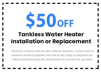 Discounts for Tankless Water Heater Installation or Replacement
