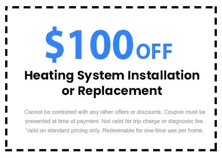Discounts on Heating System Installation or Replacement