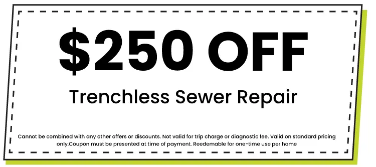 Discount for Trenchless Sewer Repair