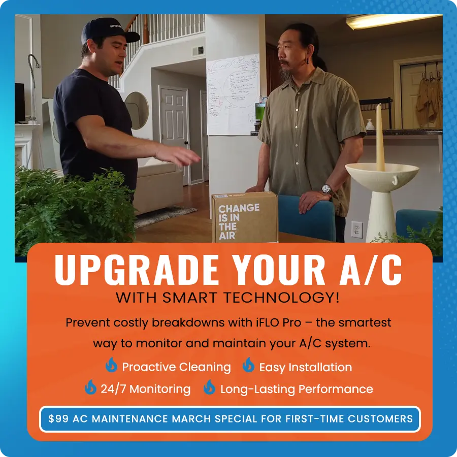 HVAC services van from AQS Heating & Air Conditioning, showcasing furnace and air conditioning repair in Hemet, California.