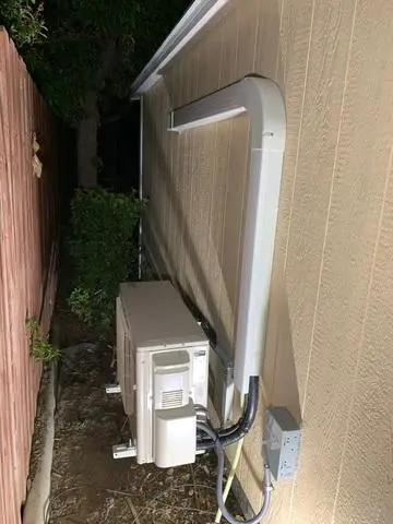 Ductless mini split installation