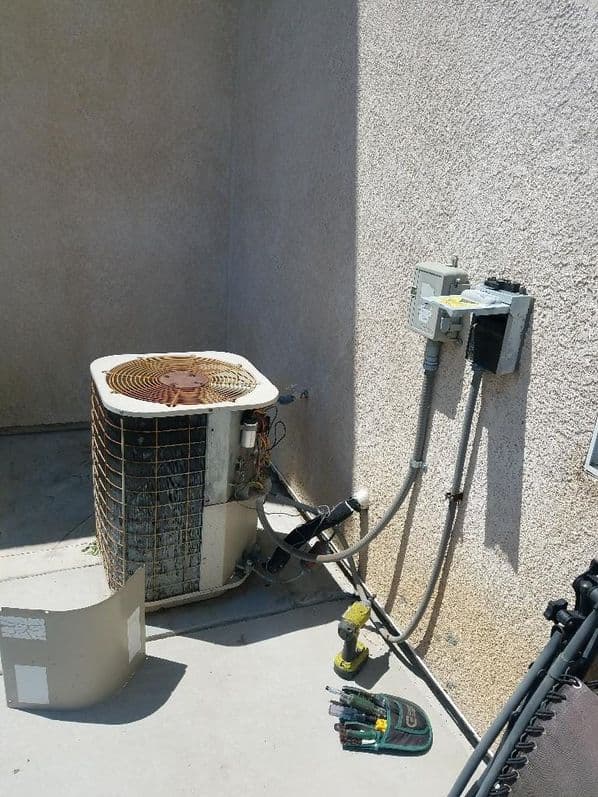 Air conditioning installation