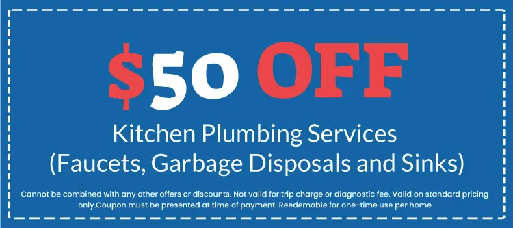 Discounts on Kitchen Plumbing Services