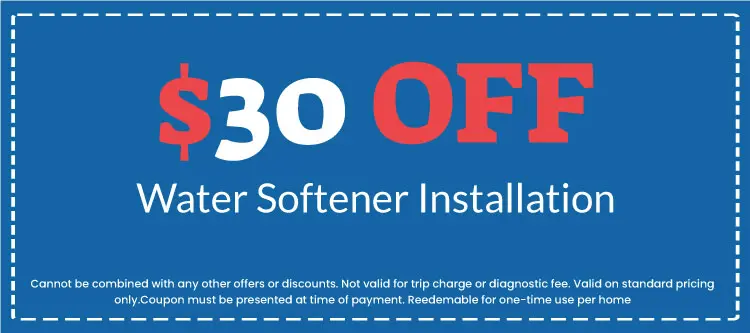 Discounts on Water Softener Installation