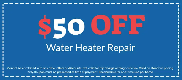Discounts on Water Heater Repair