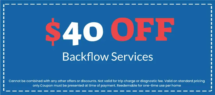 Discounts on Backflow Services