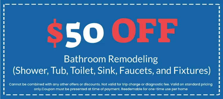 Discounts on Bathroom Remodeling
