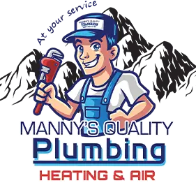 Manny's Quality Plumbing Heating & Air - Logo