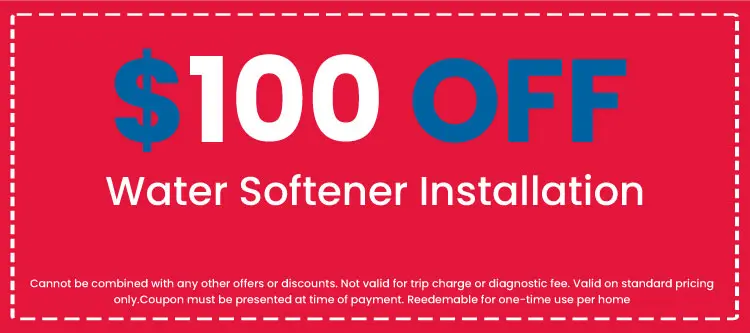 Discounts on Water Softener Installation