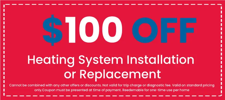 Discounts on Heating System Installation or Replacement