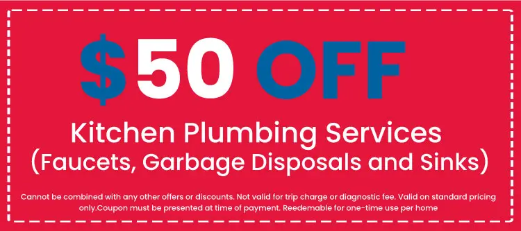 Discounts on Kitchen Plumbing Services