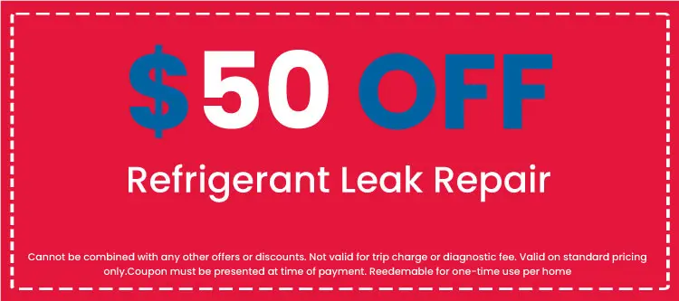 Discounts on Refrigerant Leak Repair