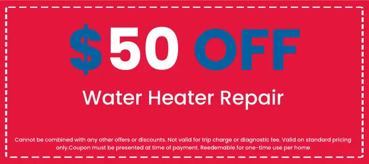 Discounts on Water Heater Repair