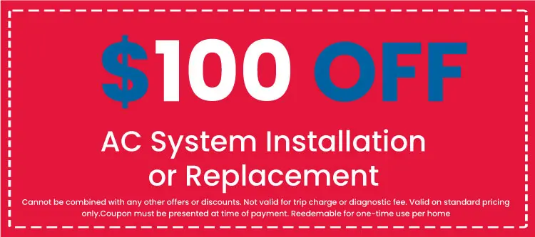 Discounts on AC System Installation or Replacement