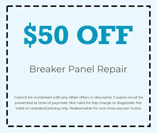 Discount on Breaker Panel Repair