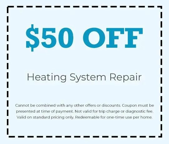 Discount on Heating System Repair