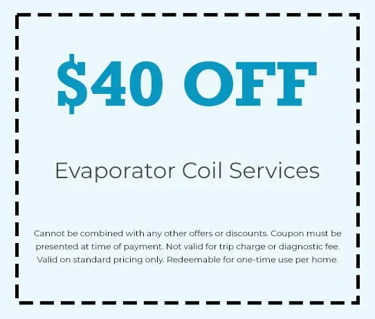 Discount on Evaporator Coil Services
