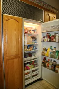 Refrigerator open
