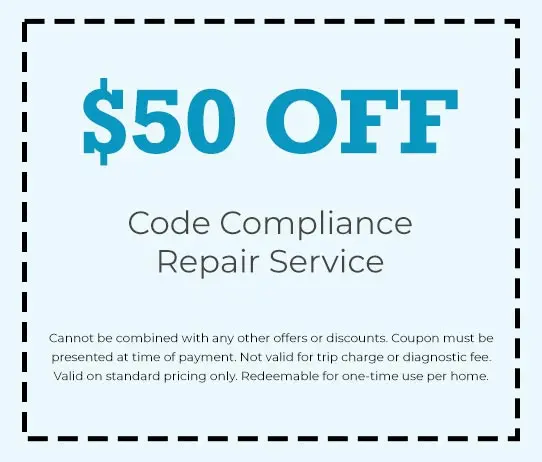 Discount on Code Compliance Repair